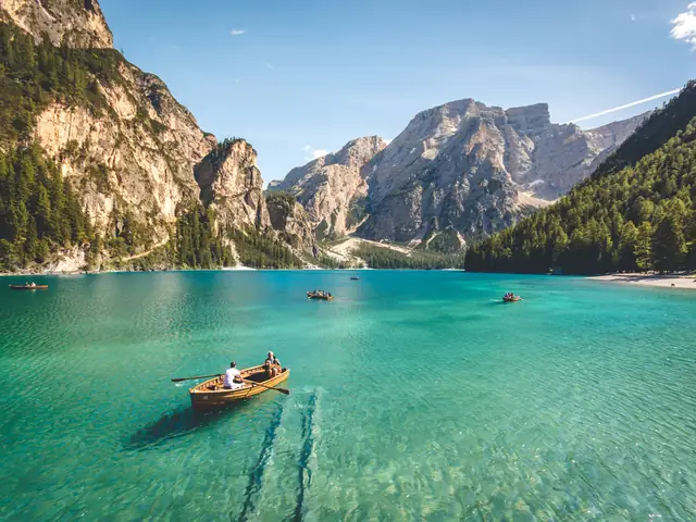 An alpine lake